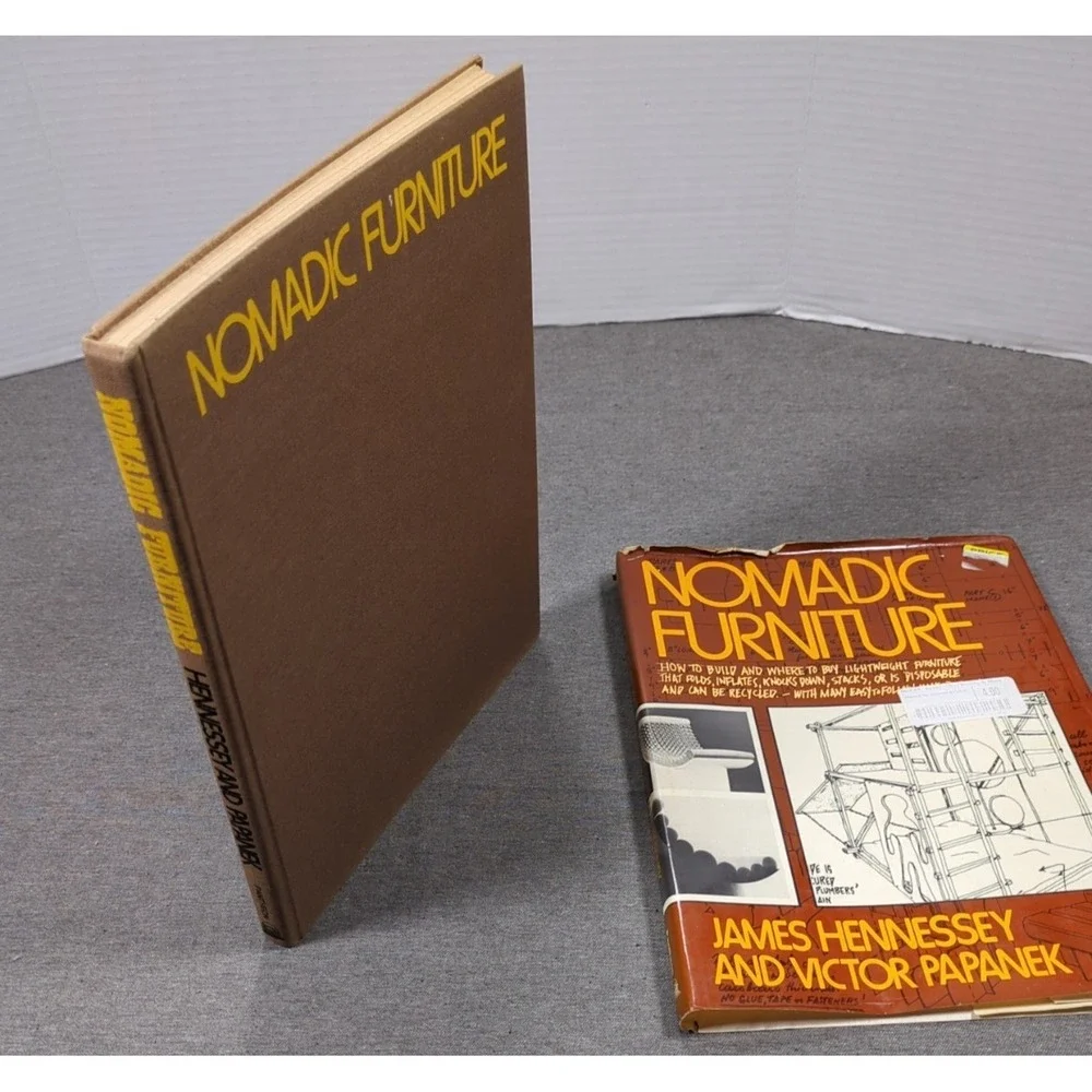 1973 Nomadic Furniture Hardcover First Edition James Hennessey‎ Victor Papanek